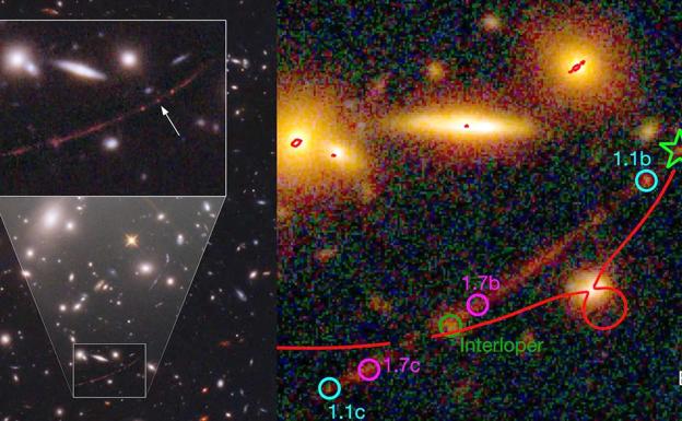 El telescopio Hubble detecta la estrella más lejana jamás observada, a 12.900 millones de años luz