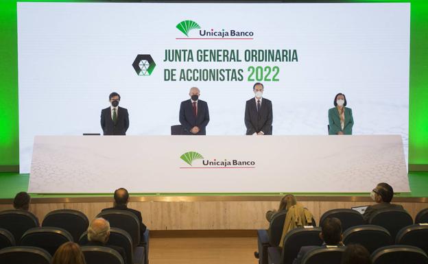 La Junta de Accionistas de Unicaja Banco aprueba un dividendo de 67 millones, cercano al 50% del beneficio