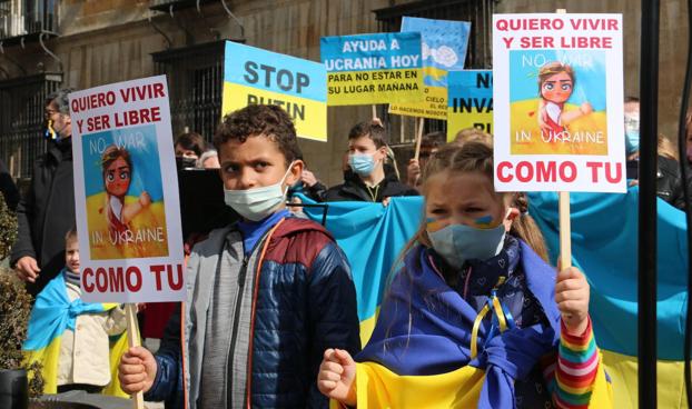 La comunidad ucraniana de León organiza una marcha homenaje a las víctimas civiles del conflicto