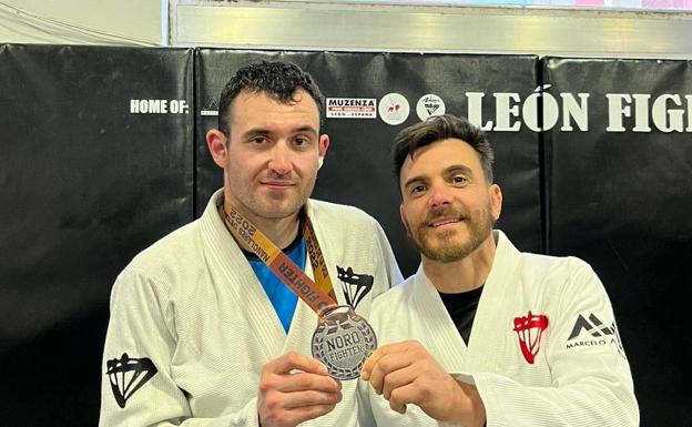 El leonés Sergio Pérez consigue una plata en el Campeonato de Jiujitsu «Noro Fighter»