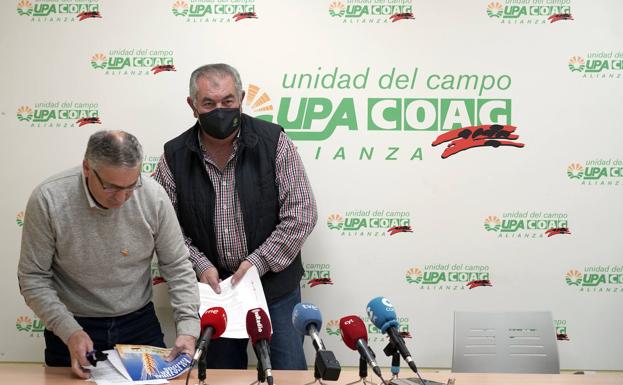 La Alianza UPA-COAG reclama a la Junta un fondo extraordinario de 50 millones en ayudas directas para paliar la situación «desesperada» del sector