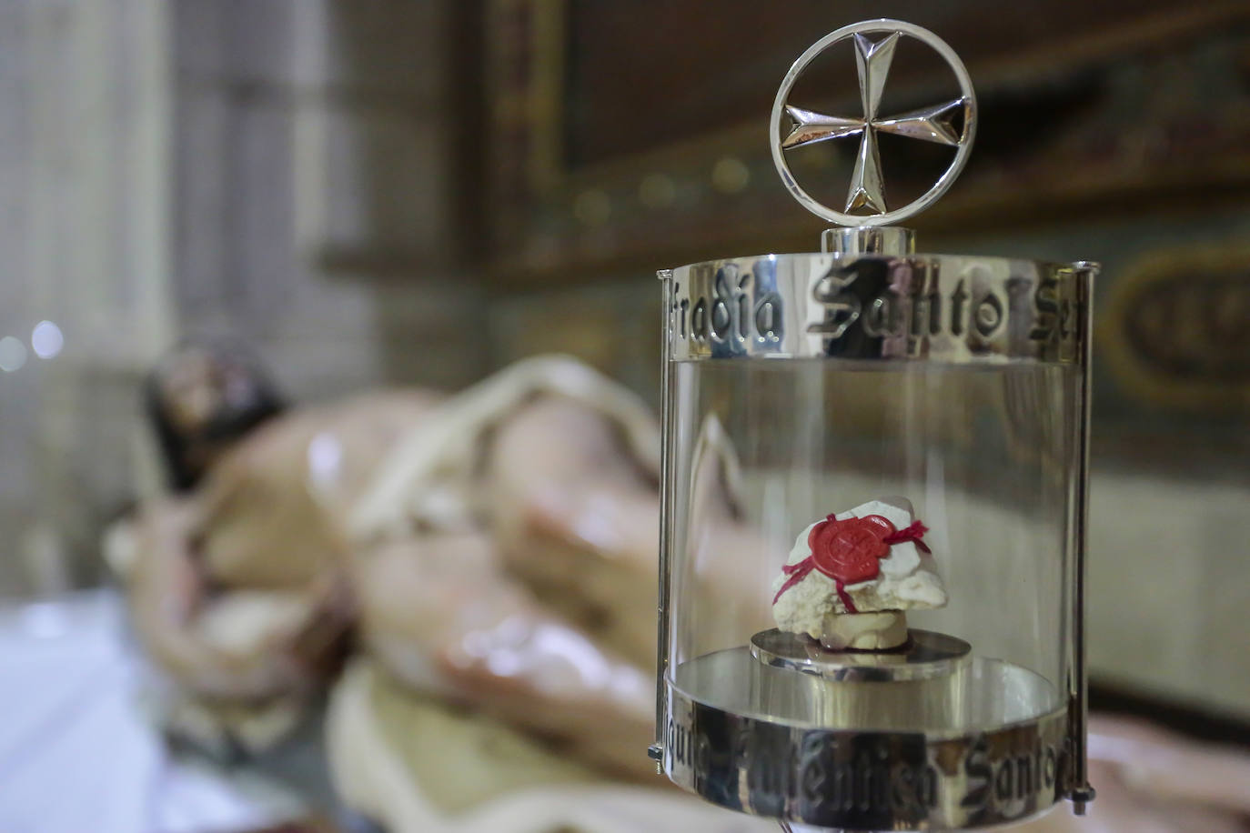 Un pedazo del Santo Sepulcro en León