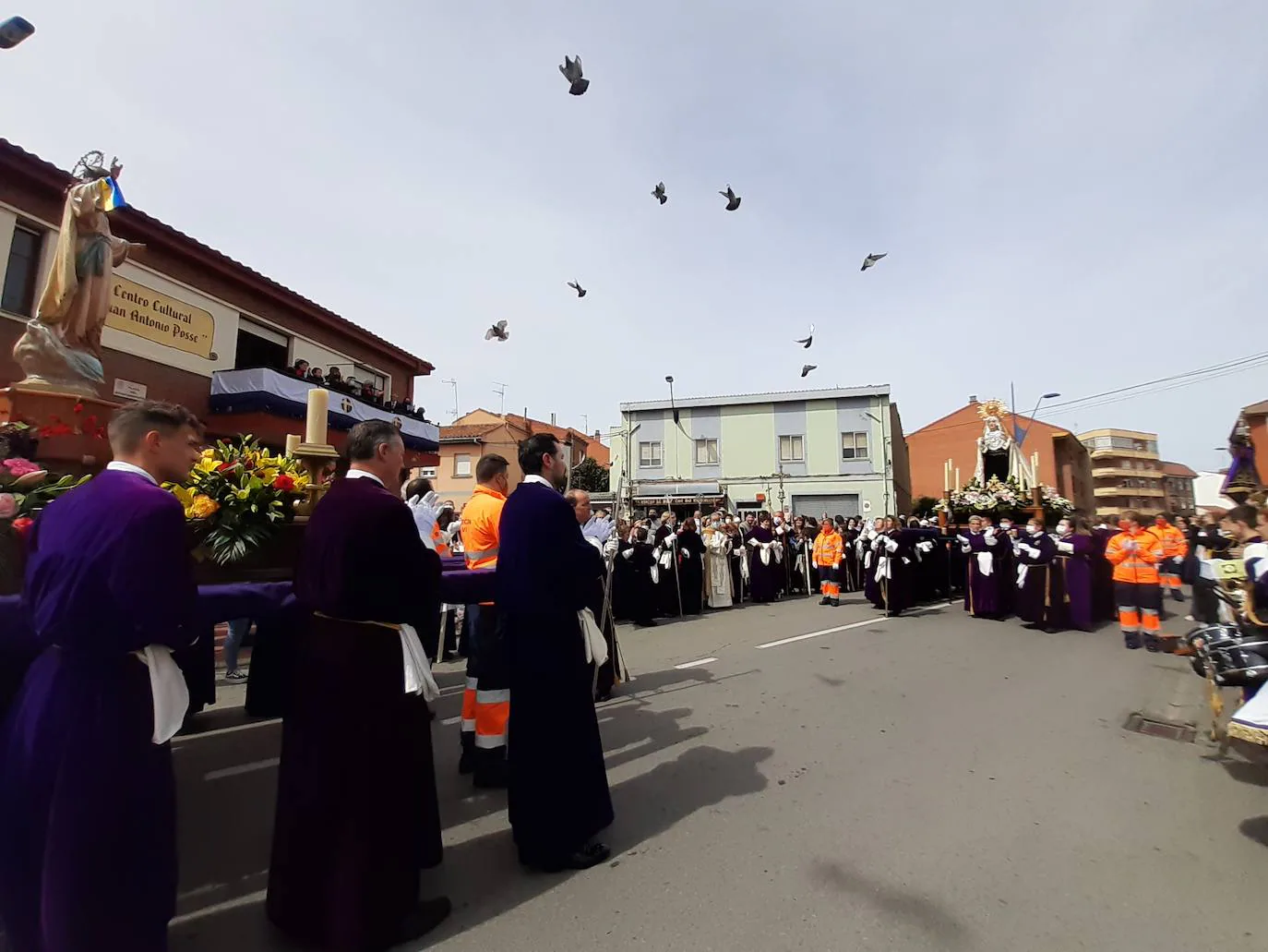 San Andrés celebra la procesión de El Encuentro