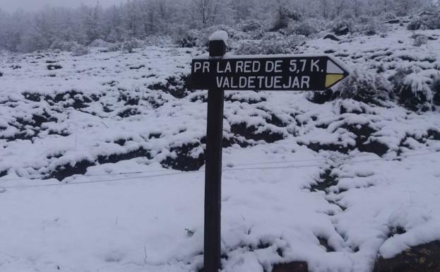 Voluntarios trabajan toda la noche para despejar de nieve varios pueblos del valle de Valdetuejar