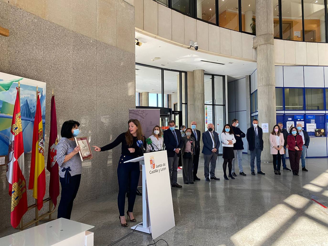 Reconocimiento de los empleados de la Delegación Territorial