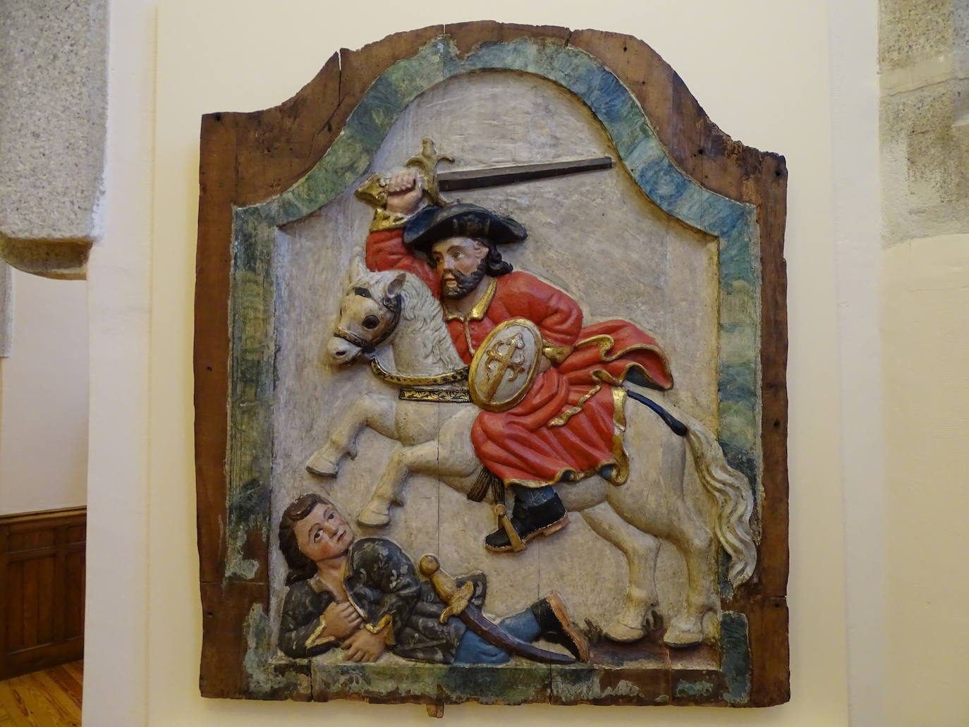 Un relieve del siglo XVIII, pieza de abril en el Museo de los Caminos de Astorga