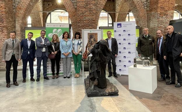 El Museo de la Siderurgia y la minería clausura la exposición 'Carteles de prevención del siglo XX' y presenta la pieza del mes 'El penitente'
