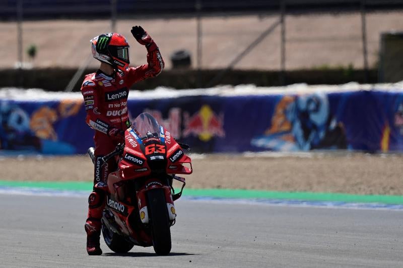 Bagnaia destroza el récord de Jerez