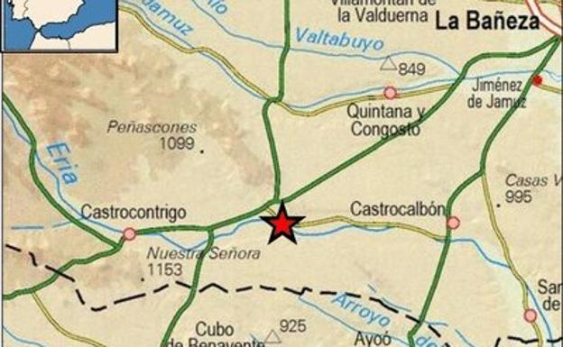 Un pequeño sismo sacude las cercanías de Castrocontrigo