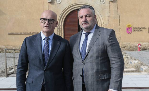 El presidente de la Diputación de Orense defiende en Mansilla a Partenalia como «una idea de éxito»