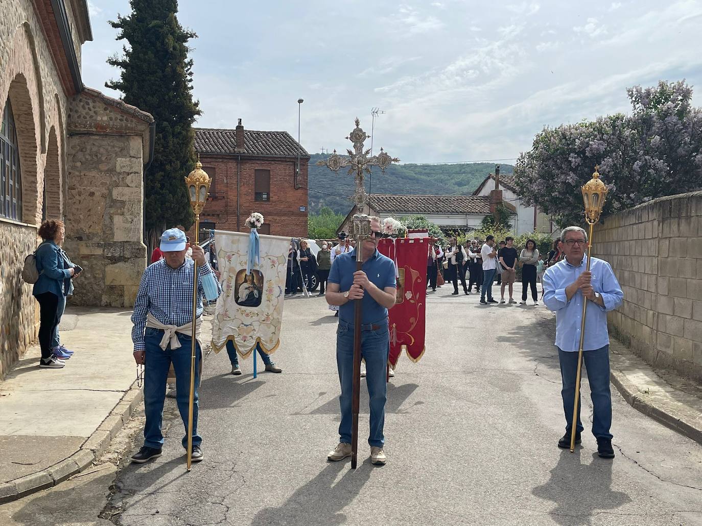 La romería para honrar a la Virgen de Villasfrías