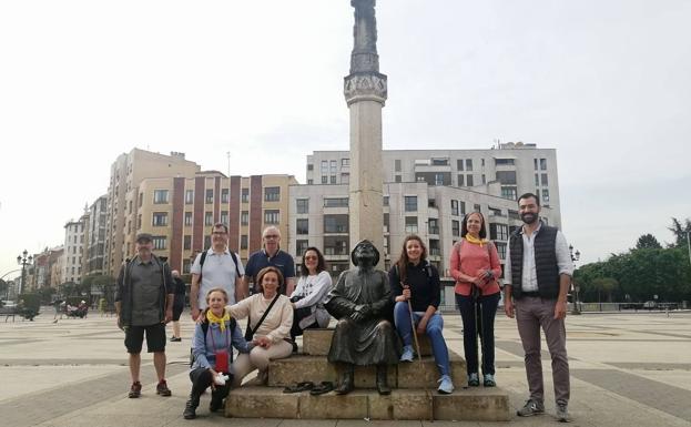 La delegada de la Junta continúa su peregrinar para poner en valor el Camino de Santiago