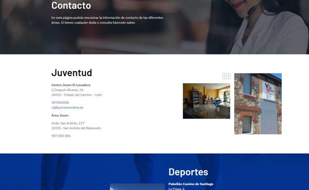 El Ayuntamiento de San Andrés lanza una web destinada a la juventud del municipio