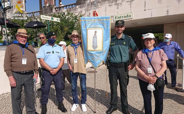 Un agente de la Guardia Civil de León participa en Fátima del operativo 'Peregrinación Segura 2022'