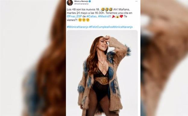 Mónica Naranjo cumple 48 años y asegura que son «los nuevos 18»