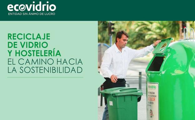 Ecovidrio impulsa el reciclaje de envases de vidrio entre los hosteleros de San Andrés