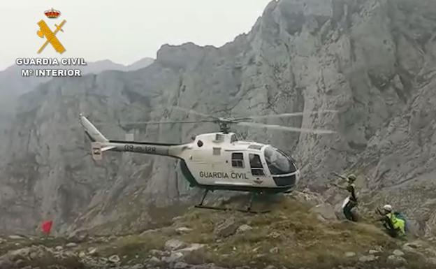 Evacúan en helicóptero a un participante exhausto en el Desafío El Cainejo de este sábado