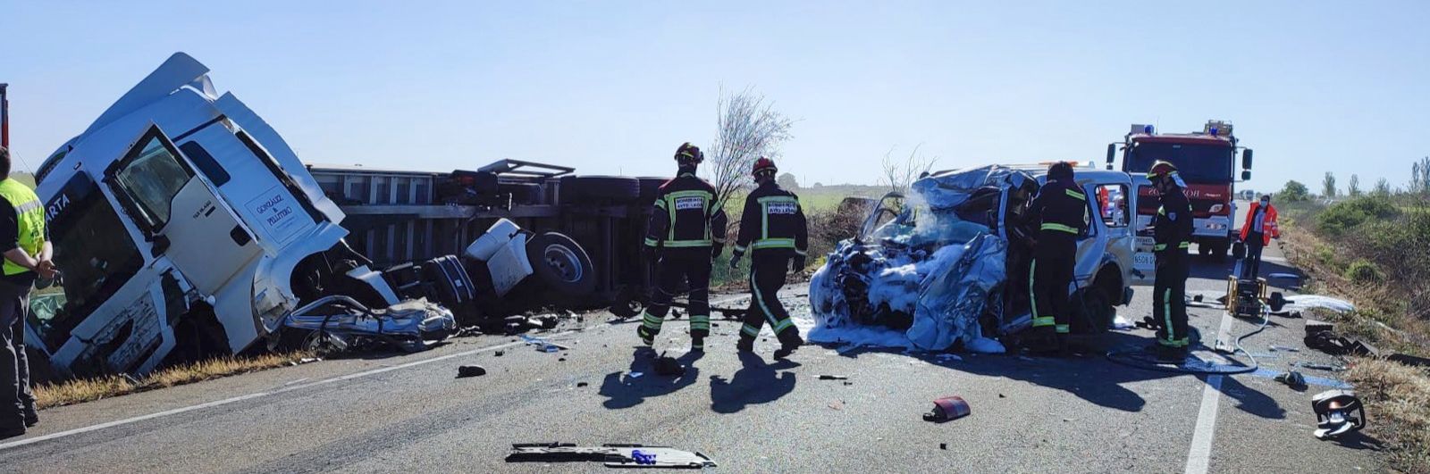 Accidente mortal en Bercianos del Páramo