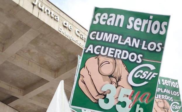 CSIF urge a Carnero la implantación de las 35 horas y el pago de los fondos adicionales para todos los empleados de la Junta