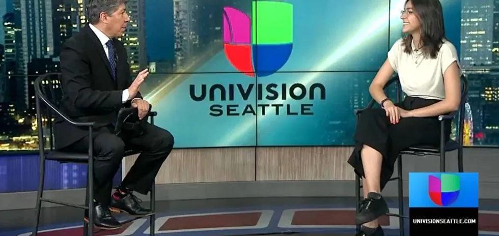 The day Paula took León to Seattle and Univisión