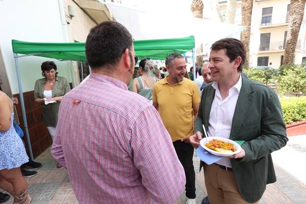 Mañueco ofrece su apoyo a Juanma Moreno Bonilla en Jaén