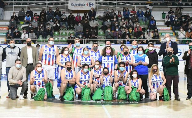 El Caja Rural Ciudad de Ponferrada participa en el Nacional de Baloncesto Unificado de El Masnou