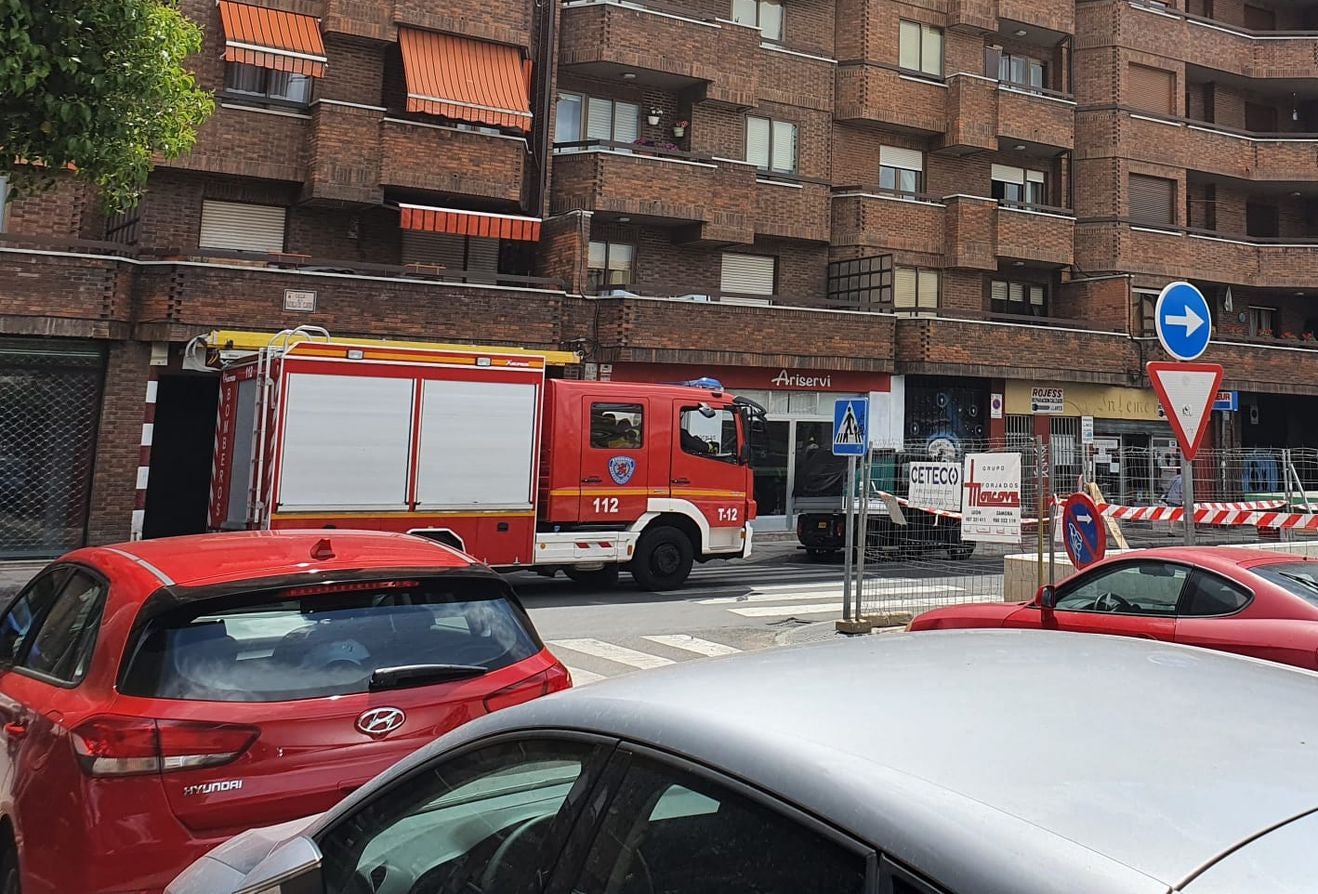 Fuga de gas en un inmueble de León