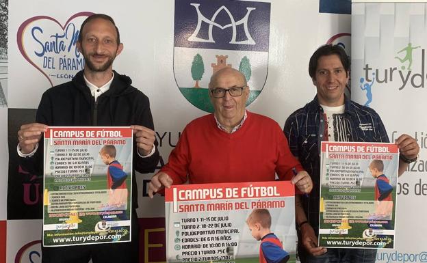 Santa María del Páramo estrena campus de fútbol este verano