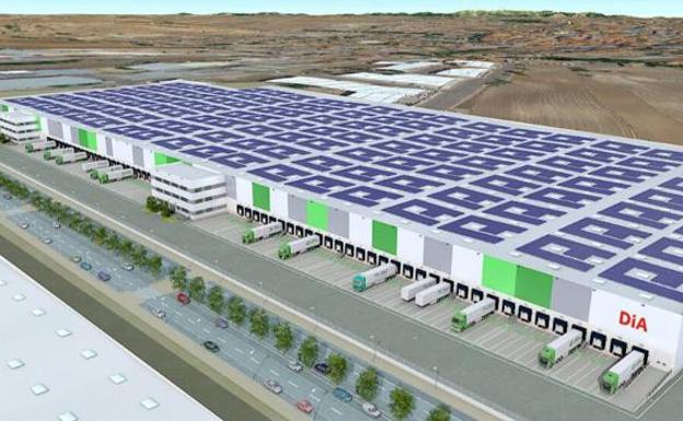 Villadangos acoge el nuevo centro logístico de Dia: 40 millones de inversión, una nave de 7 hectáreas y 400 empleos directos