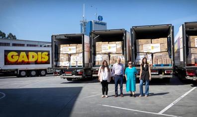 El Banco de Alimentos del Sil en Ponferrada recibe donaciones de la campaña 10º Mayo Solidario de Gadis