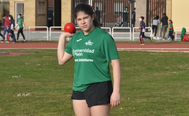 La leonesa Tilena Martínez, en el Festival Olímpico de la Juventud Europea