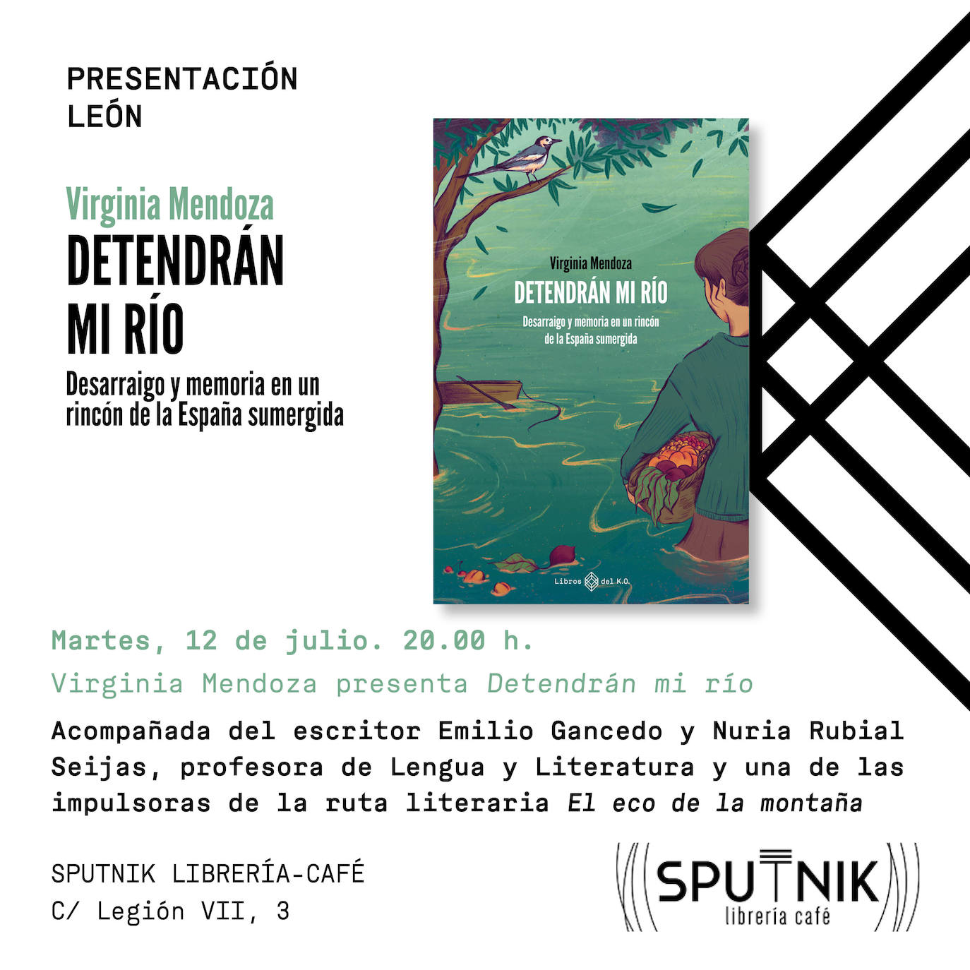 Sputnik acoge la presentación del libro 'Detendrán mi río'