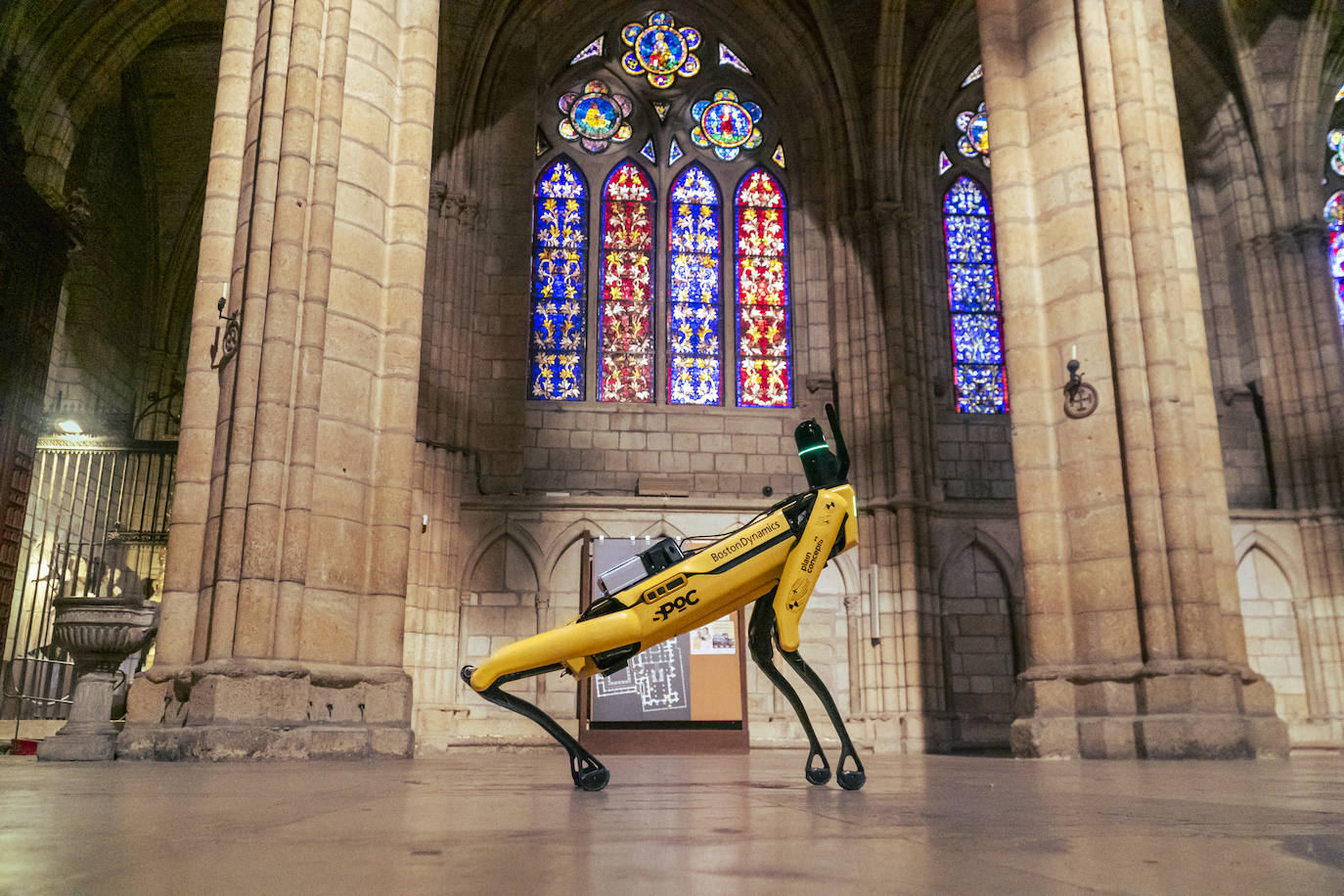 Spoc 'recrea' la Catedral de León