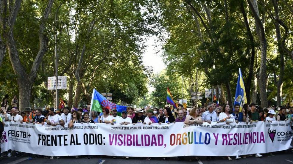 El desfile en Madrid del Orgullo, en imágenes