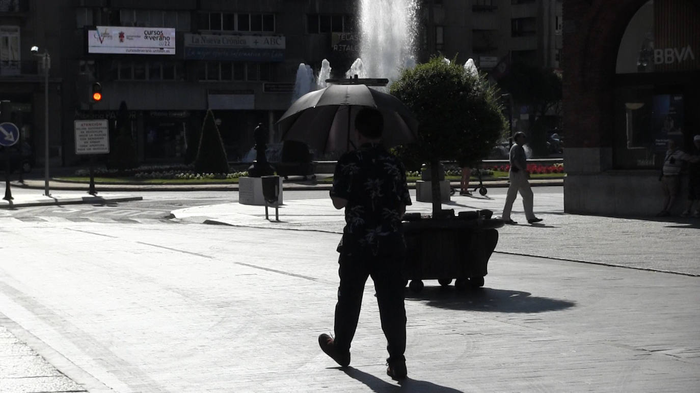 La ola de calor llega a León