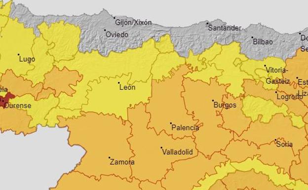 La ola de calor seguirá todo el fin de semana en León con aviso naranja y temperaturas por encima de 41 grados