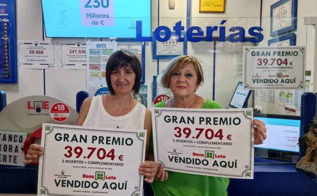 La BonoLoto deja un acertante de segunda categoría en Ponferrada, que percibirá casi 40.000 euros