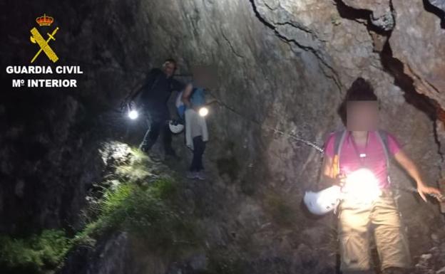 Rescatados dos montañeros en Posada de Valdeón