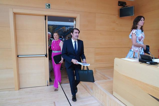 Suárez-Quiñones compareció ante la Comisión de Medio Ambiente de las Cortes de Castilla y León