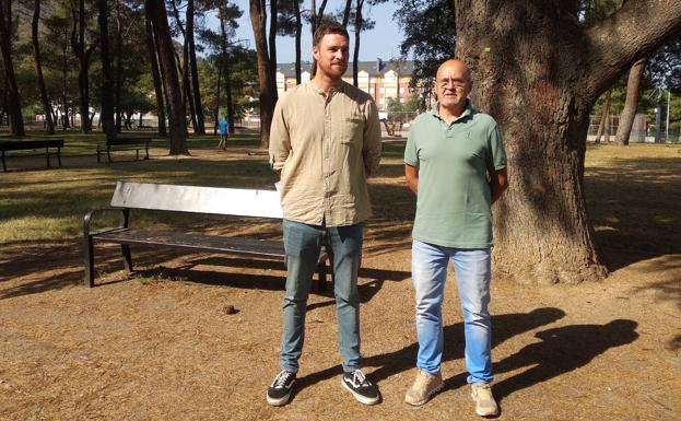 Ponferrada talará 24 pinos y un castaño dañados en el parque del Temple para garantizar la seguridad