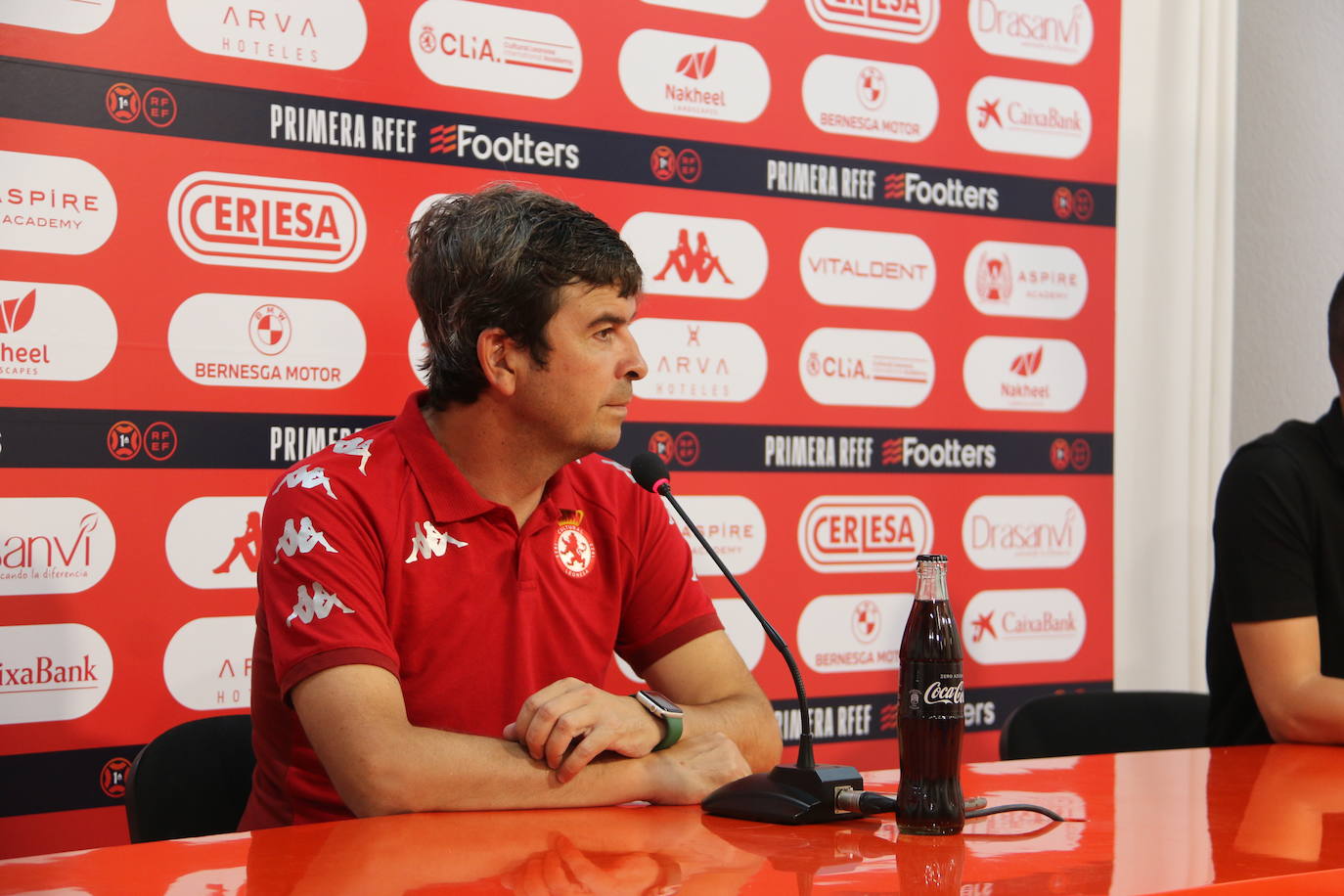 Rueda de prensa de Eduardo Docampo previa al partido ante la Arandina