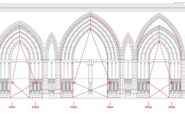 Seis cañones de luz recrearán cada 15 minutos la histórica fachada de la Catedral de León