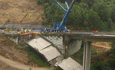 La demolición del vano «en situación precaria» del viaducto de la A-6 en Vega de Valcarce durará entre dos y tres días