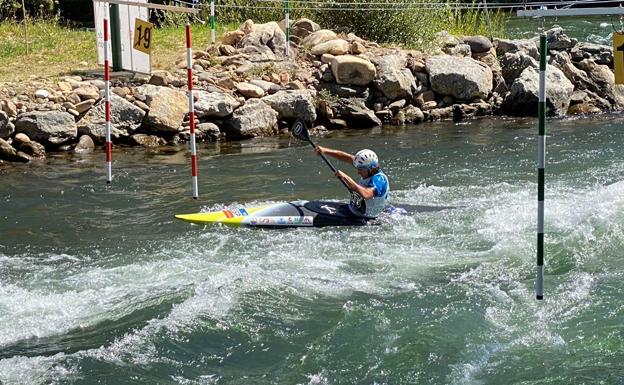 Los grandes favoritos del slalom marcan territorio en Sabero