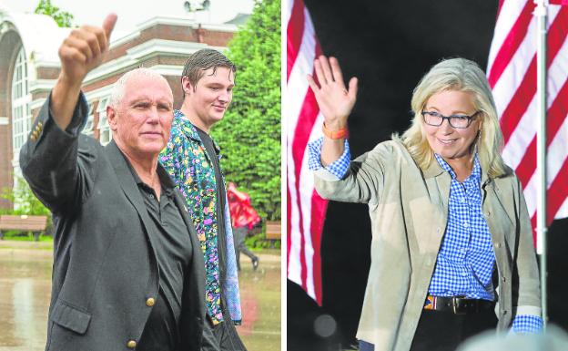 Cheney y Pence, dos 'héroes' rivales