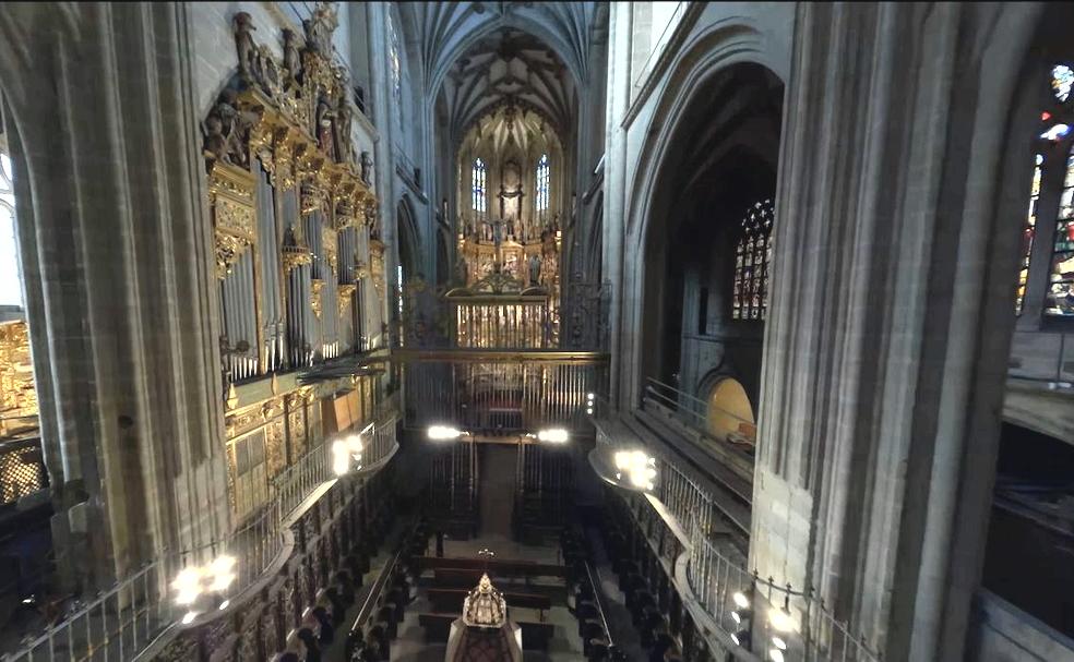 La Catedral de Astorga, a vista de pájaro