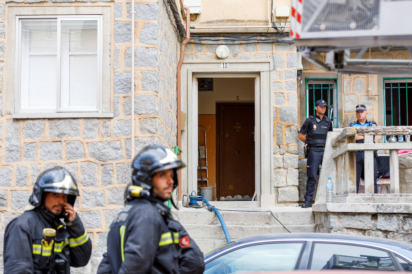 Fallece en Segovia un hombre de 60 años en un incendio declarado en el dormitorio de su vivienda