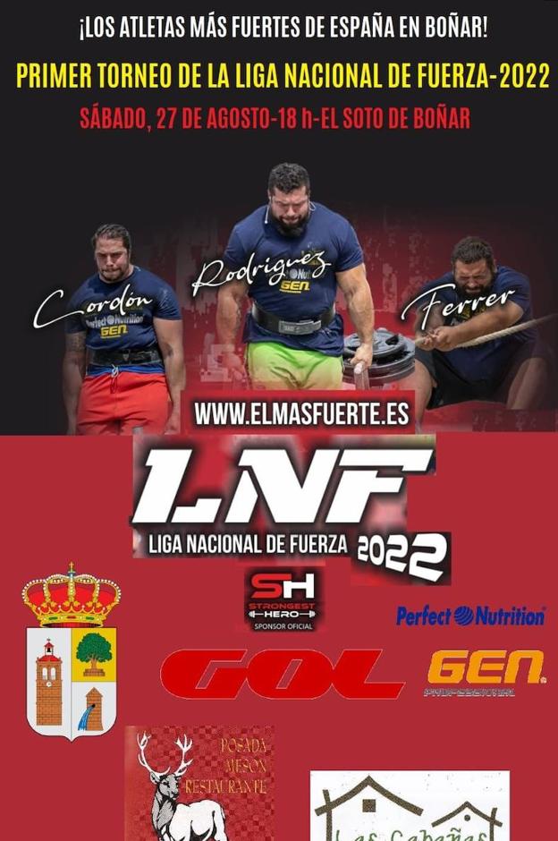 Los hombres más fuertes de España competirán este sábado en Boñar