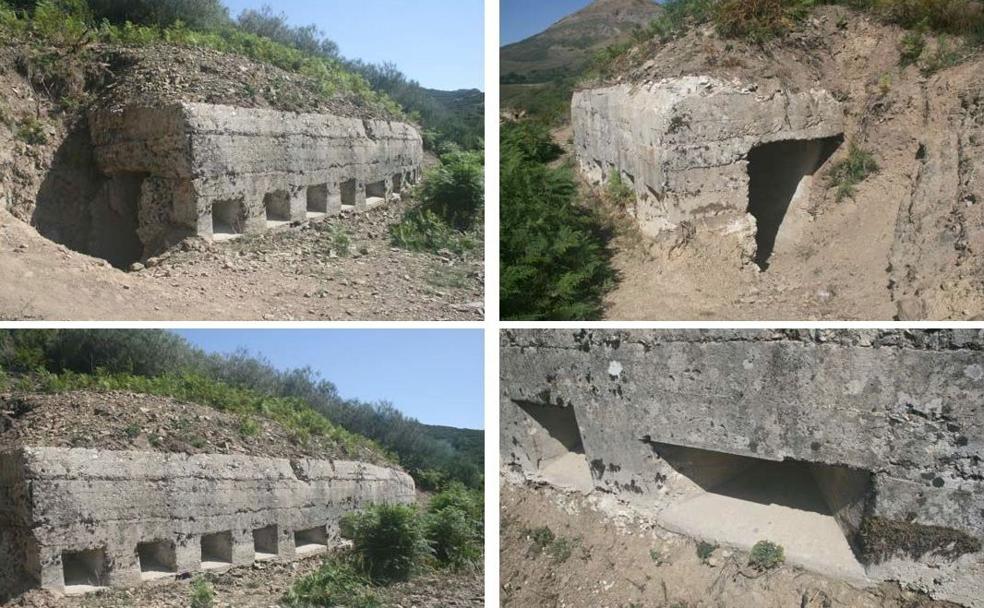 La huella de la Guerra Civil en los fortines del puerto de Tarna