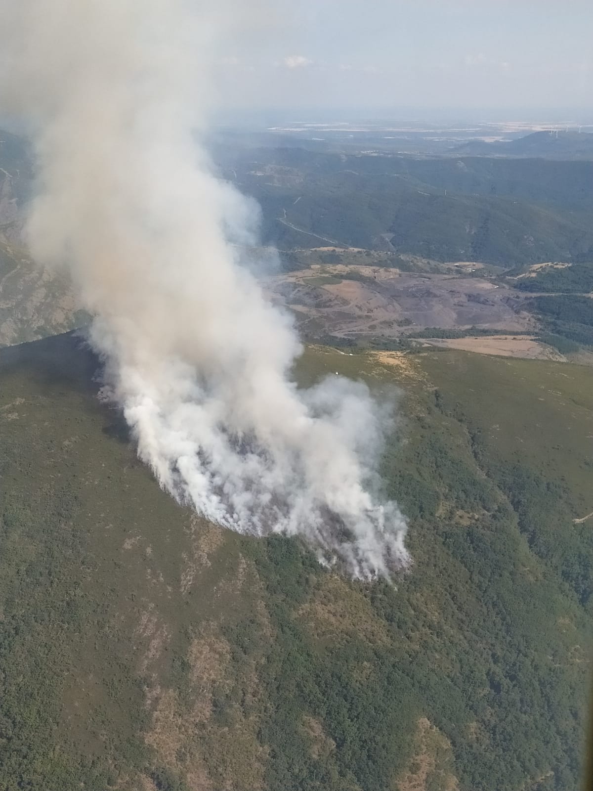 Incendio en Quintana de Fuseros